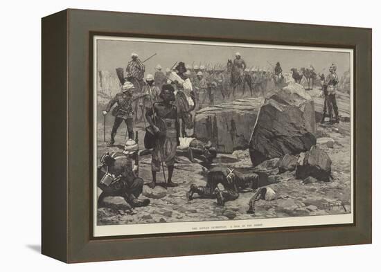 The Soudan Expedition, a Pool in the Desert-Richard Caton Woodville II-Framed Premier Image Canvas
