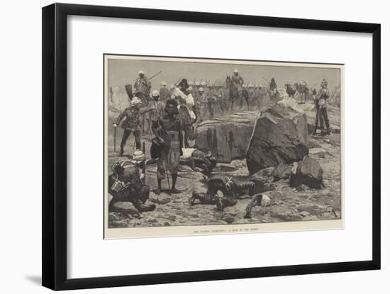 The Soudan Expedition, a Pool in the Desert-Richard Caton Woodville II-Framed Giclee Print