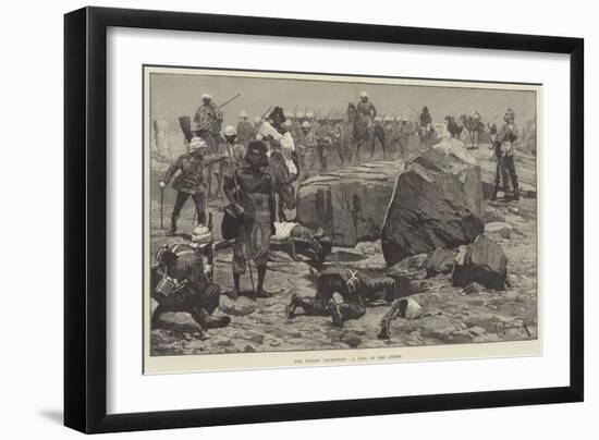 The Soudan Expedition, a Pool in the Desert-Richard Caton Woodville II-Framed Giclee Print