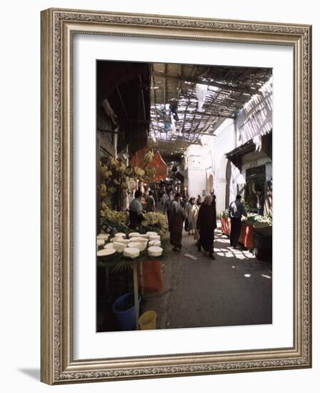 The Souk in the Medina, the Old Walled Town, Fes, Morocco, North Africa, Africa-R H Productions-Framed Photographic Print