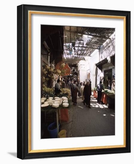 The Souk in the Medina, the Old Walled Town, Fes, Morocco, North Africa, Africa-R H Productions-Framed Photographic Print