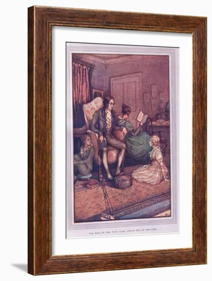 The Soul of the First Alice Looked Out at Her Eyes-Sybil Tawse-Framed Giclee Print