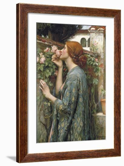 The Soul of the Rose-John William Waterhouse-Framed Premium Giclee Print