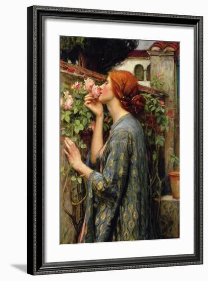 The Soul of the Rose-John William Waterhouse-Framed Art Print