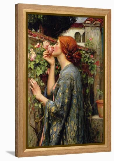 The Soul of the Rose-John William Waterhouse-Framed Stretched Canvas