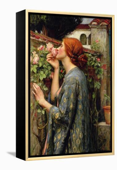 The Soul of the Rose-John William Waterhouse-Framed Stretched Canvas