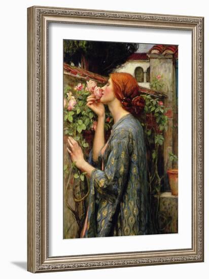 The Soul of the Rose-John William Waterhouse-Framed Art Print