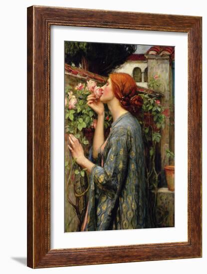 The Soul of the Rose-John William Waterhouse-Framed Art Print