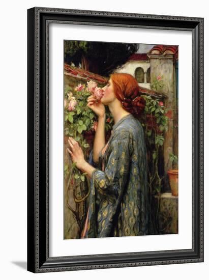 The Soul of the Rose-John William Waterhouse-Framed Art Print