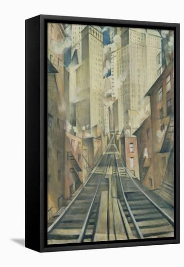 The Soul of the Soulless City (New York - an Abstraction)-Christopher Richard Wynne Nevinson-Framed Premier Image Canvas