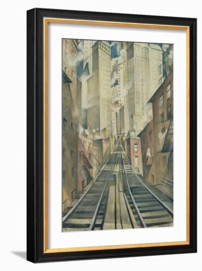 The Soul of the Soulless City (New York - an Abstraction)-Christopher Richard Wynne Nevinson-Framed Giclee Print