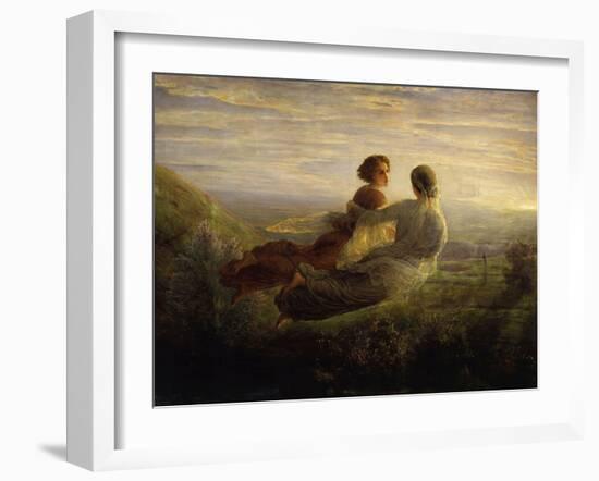 The Soul's Flight-Louis Janmot-Framed Premium Giclee Print