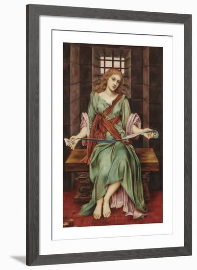 The Soul's Prison House-Evelyn De Morgan-Framed Premium Giclee Print