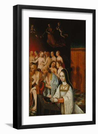 The Souls of the Just and Donor, C. 1520-Jan Mostaert-Framed Giclee Print