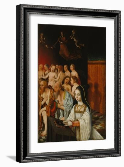 The Souls of the Just and Donor, C. 1520-Jan Mostaert-Framed Giclee Print