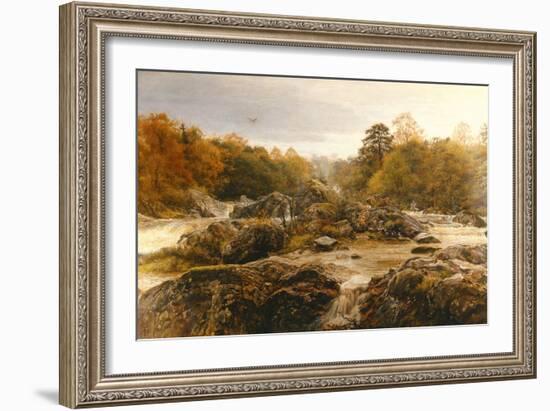 The Sound of Many Waters, 1876 (Oil Onc Anvas)-John Everett Millais-Framed Giclee Print
