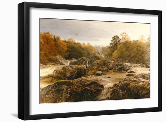 The Sound of Many Waters, 1876 (Oil Onc Anvas)-John Everett Millais-Framed Giclee Print