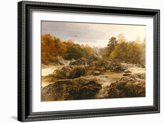 The Sound of Many Waters, 1876 (Oil Onc Anvas)-John Everett Millais-Framed Giclee Print