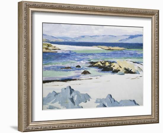 The Sound of Mull from Iona, c. 1932-Francis Campbell Boileau Cadell-Framed Giclee Print