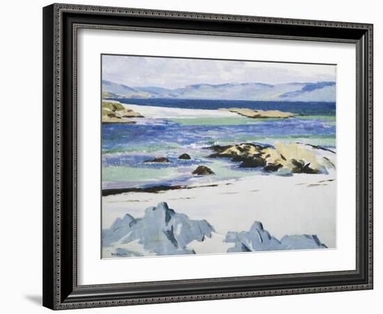 The Sound of Mull from Iona, c. 1932-Francis Campbell Boileau Cadell-Framed Giclee Print