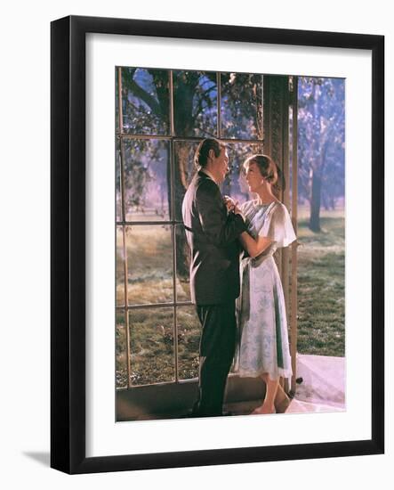 The Sound of Music, Christopher Plummer, Julie Andrews, 1965-null-Framed Photo