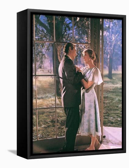 The Sound of Music, Christopher Plummer, Julie Andrews, 1965-null-Framed Stretched Canvas