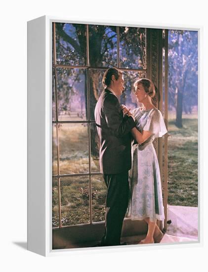 The Sound of Music, Christopher Plummer, Julie Andrews, 1965-null-Framed Stretched Canvas