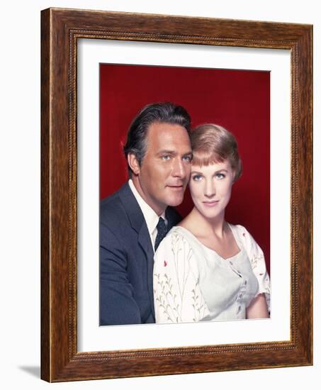 The Sound of Music, Christopher Plummer, Julie Andrews, 1965-null-Framed Premium Photographic Print