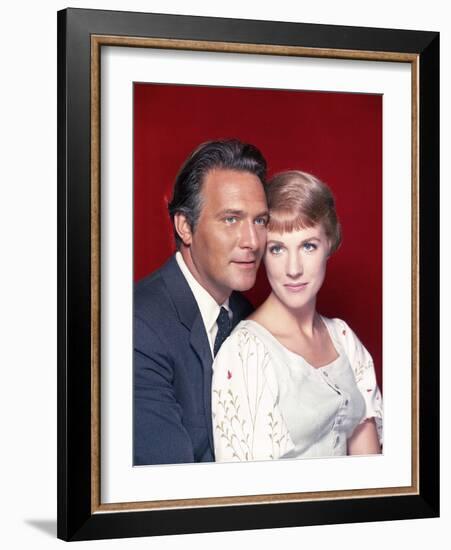 The Sound of Music, Christopher Plummer, Julie Andrews, 1965-null-Framed Premium Photographic Print