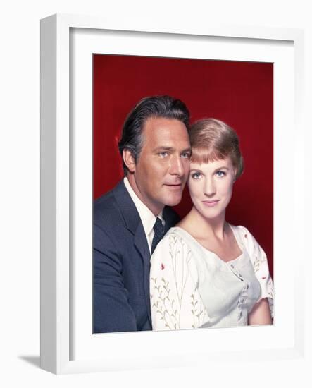 The Sound of Music, Christopher Plummer, Julie Andrews, 1965-null-Framed Premium Photographic Print