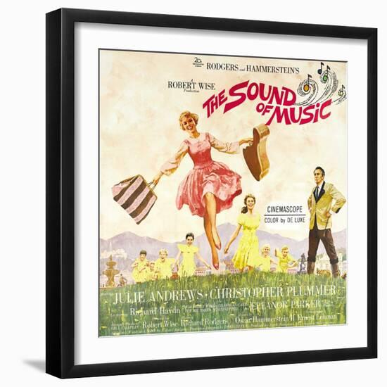 The Sound of Music, from Left: Julie Andrews, Christopher Plummer, 1965-null-Framed Art Print