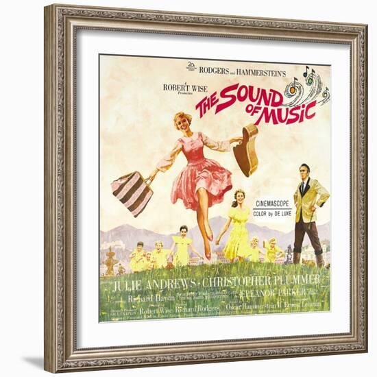 The Sound of Music, from Left: Julie Andrews, Christopher Plummer, 1965-null-Framed Premium Giclee Print