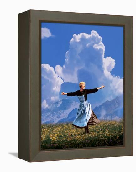 The Sound Of Music, Julie Andrews, 1965-null-Framed Stretched Canvas