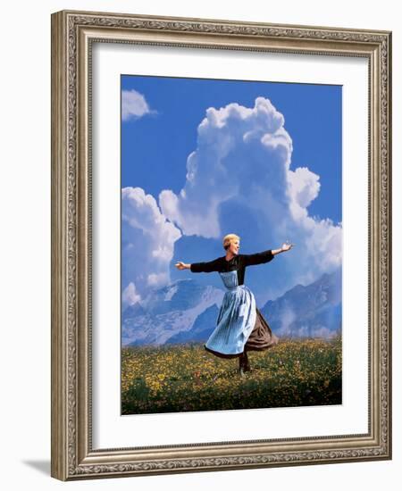 The Sound Of Music, Julie Andrews, 1965-null-Framed Photo