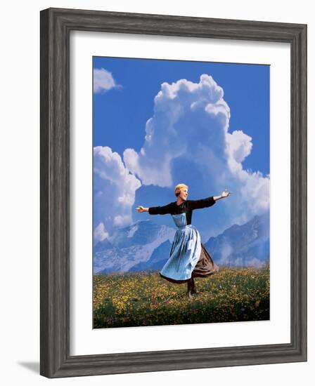 The Sound Of Music, Julie Andrews, 1965-null-Framed Photo