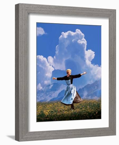 The Sound Of Music, Julie Andrews, 1965-null-Framed Photo