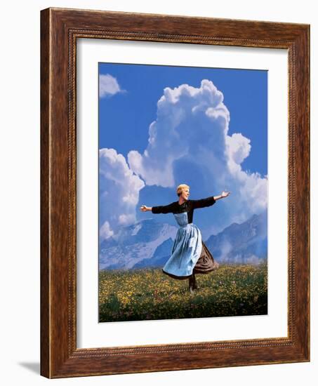 The Sound Of Music, Julie Andrews, 1965-null-Framed Photo