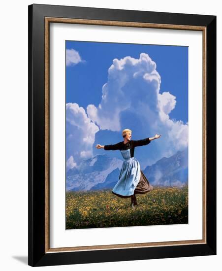 The Sound Of Music, Julie Andrews, 1965-null-Framed Photo