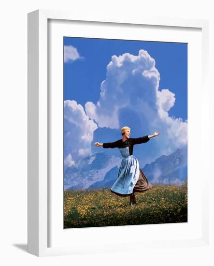 The Sound Of Music, Julie Andrews, 1965-null-Framed Photo