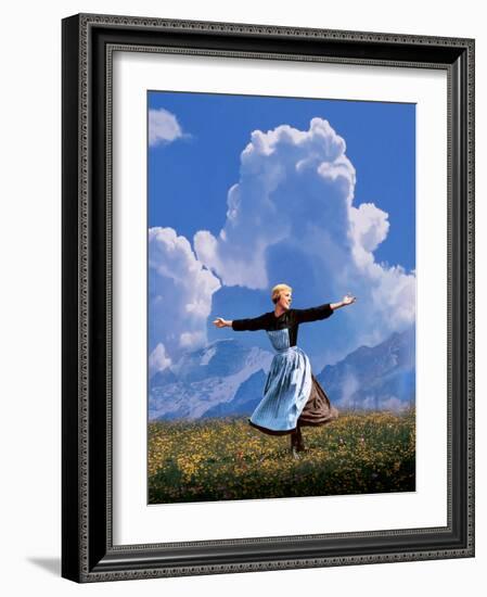 The Sound Of Music, Julie Andrews, 1965-null-Framed Photo