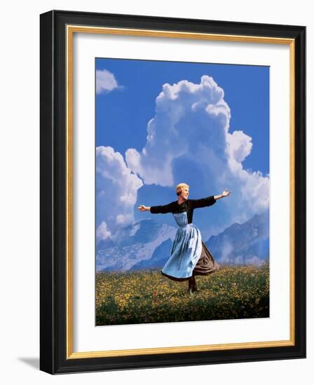 The Sound Of Music, Julie Andrews, 1965-null-Framed Photo