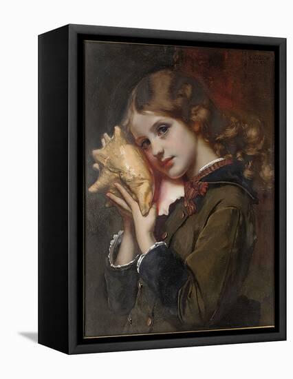 The Sound of the Sea, 1879-Karl Gussow-Framed Premier Image Canvas