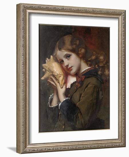 The Sound of the Sea, 1879-Karl Gussow-Framed Giclee Print