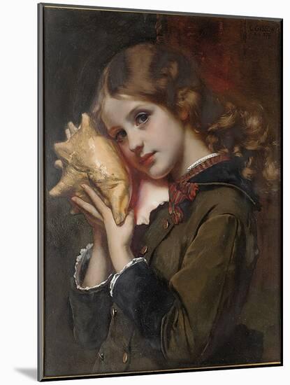 The Sound of the Sea, 1879-Karl Gussow-Mounted Giclee Print