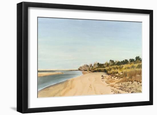 The Sound Shoreline I-Dianne Miller-Framed Art Print