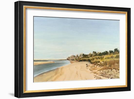 The Sound Shoreline I-Dianne Miller-Framed Art Print