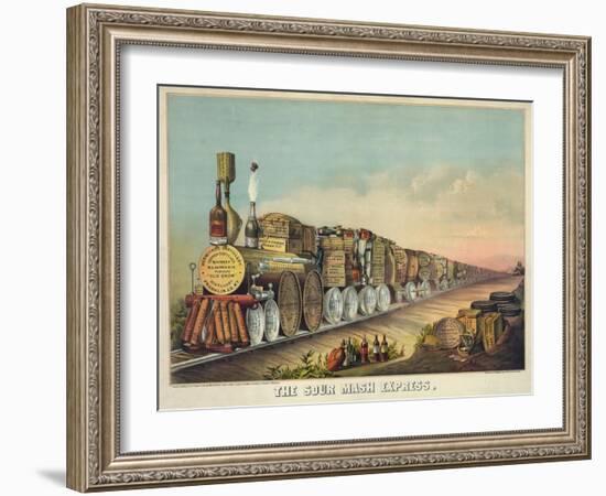 The Sour Mash Express-null-Framed Giclee Print