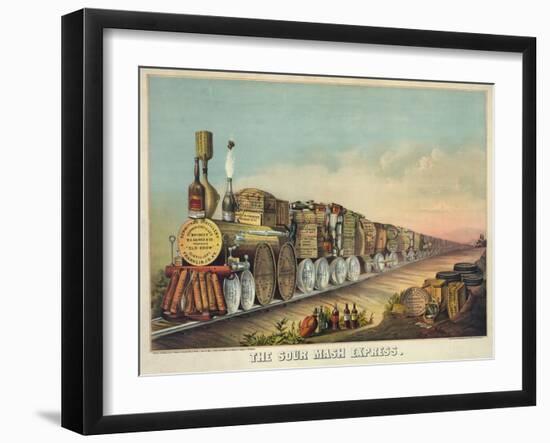 The Sour Mash Express-null-Framed Giclee Print