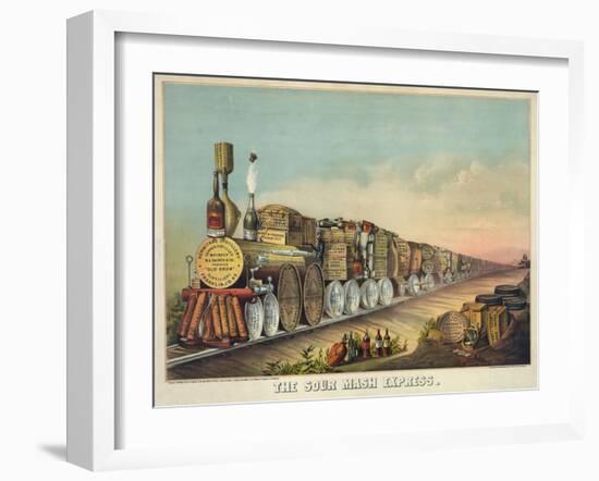 The Sour Mash Express-null-Framed Giclee Print