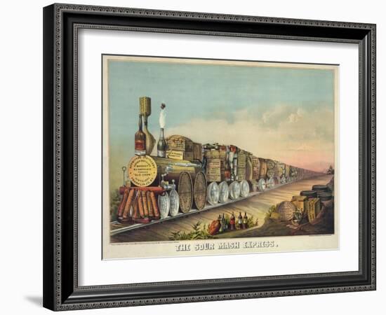 The Sour Mash Express-null-Framed Giclee Print